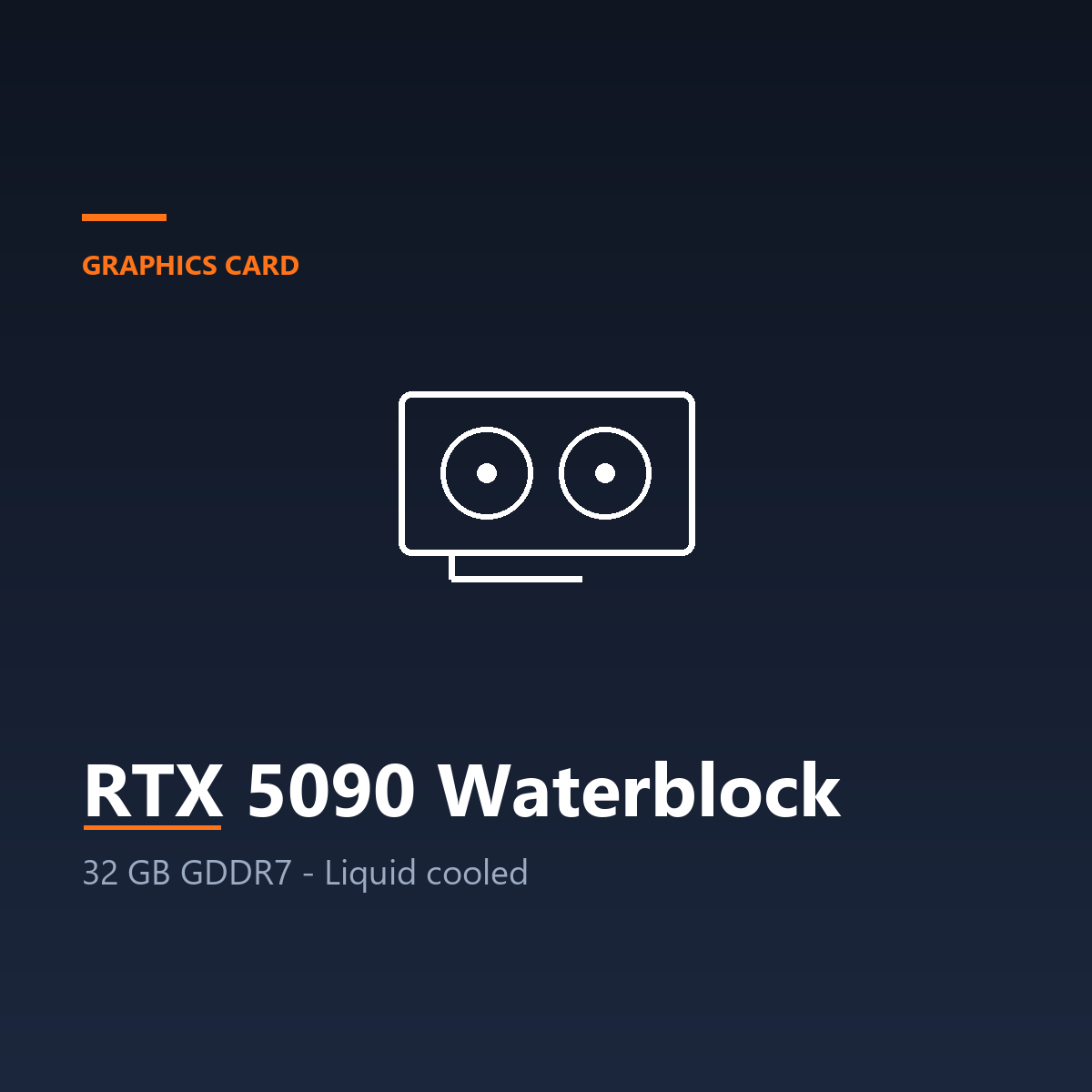 RTX 5090 AORUS Waterblock - 32 GB GDDR7, Full-coverage water block (Graphics Card)