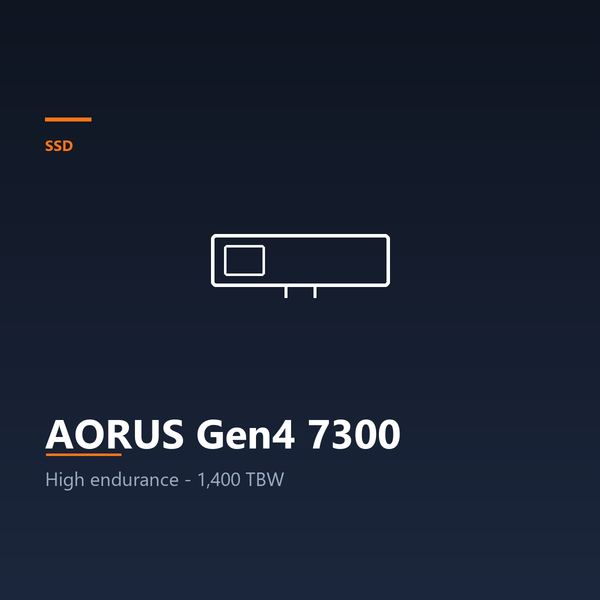 Gigabyte AORUS Gen4 7300 SSD 1TB