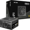 Ant Esports FG550 V2 Power Supply Unit — 550W, 80 Plus Gold Certified, Fully Modular, Braided Nylon Cables, Active PFC, RTX 40 & RX 7000 Series Compatible, Gaming PSU