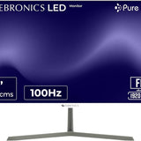 Zebronics Full HD LED Monitor, 21.5 Anti-Glare Screen, 100Hz Refresh Rate, Ultra Slim, Bezel-Less Display, 250nits Brightness, HDMI & VGA, Wall Mountable (A122)