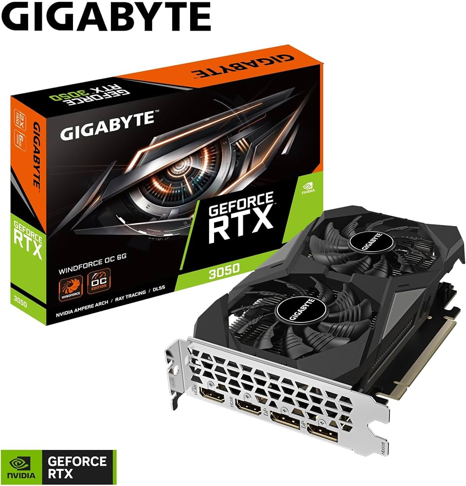 Gigabyte GeForce RTX 3050 WINDFORCE 6GB