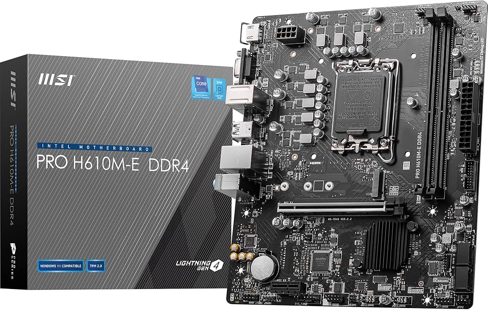 MSI PRO H610M-E DDR4