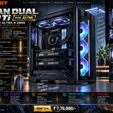 CPU KART TITAN DUAL 5070 Ti — AI/ML WORKSTATION
Intel Core Ultra 9 285K + Dual MSI RTX 5070 Ti 16GB Professional AI Workstation