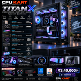 CPU KART TITAN X
AMD Ryzen 7 9800X3D + MSI RTX 5070 Ti 16GB SHADOW