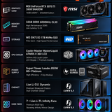 CPU KART TITAN X
AMD Ryzen 7 9800X3D + MSI RTX 5070 Ti 16GB SHADOW