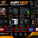 CPU KART FURY 5070
AMD Ryzen 7 5800X3D + GALAX RTX 5070 ONE CLICK OC