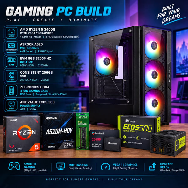 CPU Kart Budget Gaming PC