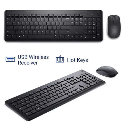 Dell KM3322W Wireless Keyboard & Mouse Combo