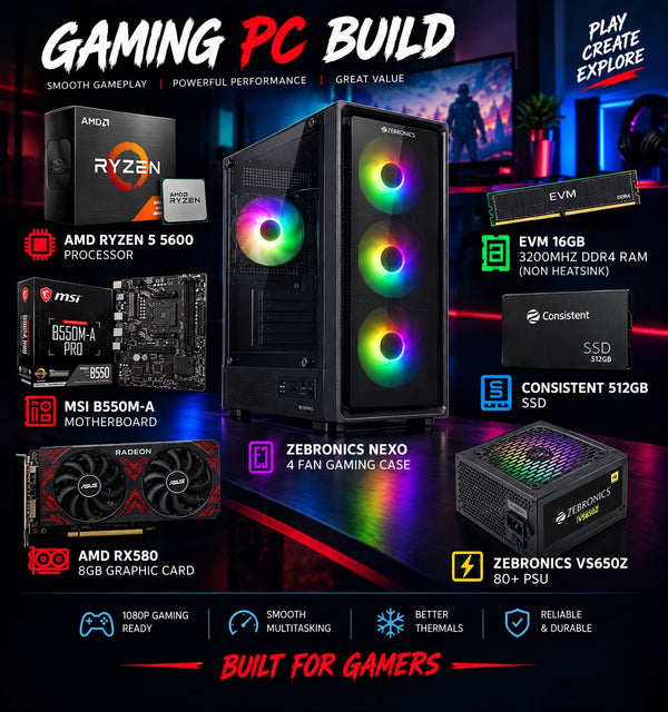 CPU Kart Mid-Level Gaming PC